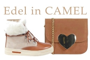 Die Modefarbe Camel ist ein zeitlos-eleganter Klassiker. Daher wirken auch Schuhe und Stiefel in Camel feminin und edel. Auch in der neuen Stiefel- und Schuhmode sind sie ein Thema.