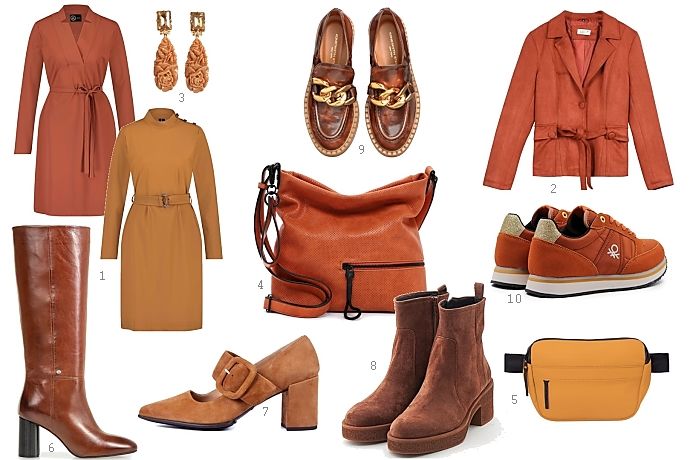 Boots, Halbschuhe und Stiefel in warmen Herbstfarben von Braun bis Ocker