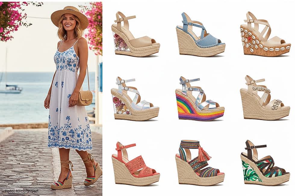 Wedges mit Keilabsatz